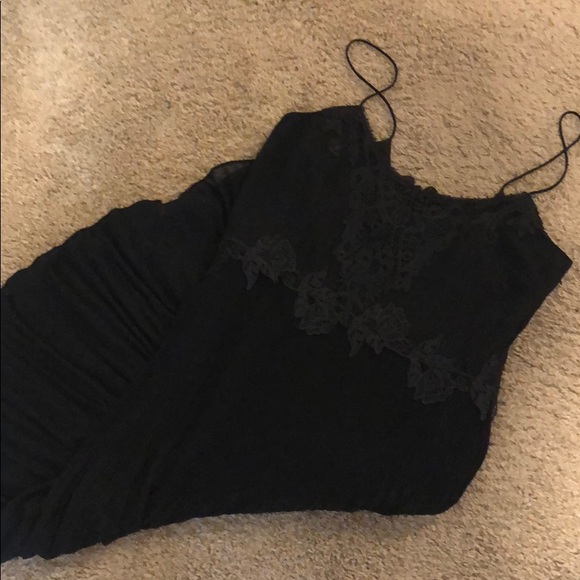 Oasis thin strap black dress - Picture 5 of 5